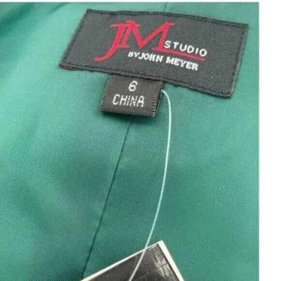 JM Studio By John Meyer Women's Emerald Sleeve Lined  Sheath Dress Size 6 New - Picture 7 of 7